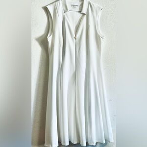 Calvin Klein White Maxi Dress